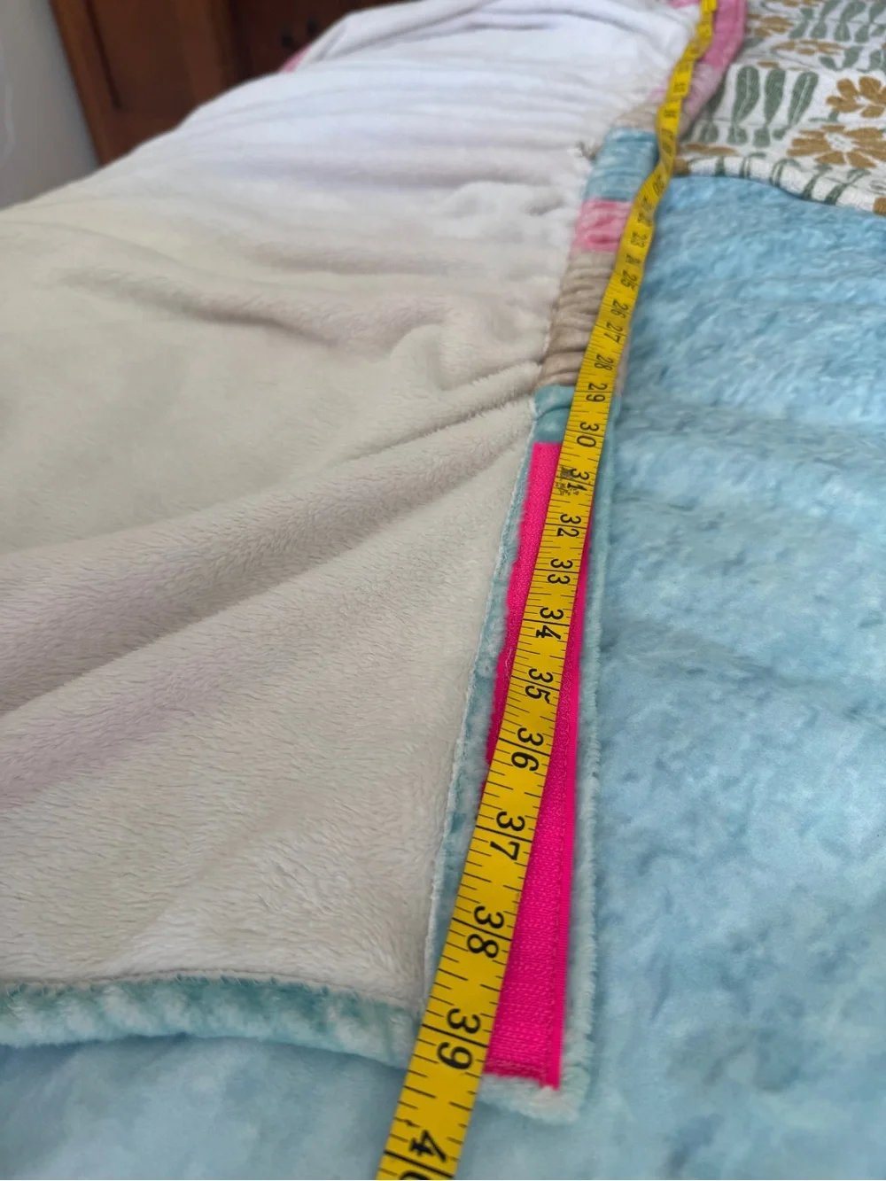 NATURAL LIFE Towel Wrap L/XL Vibrant Multicolor Ruffle-Hem Mushrooms